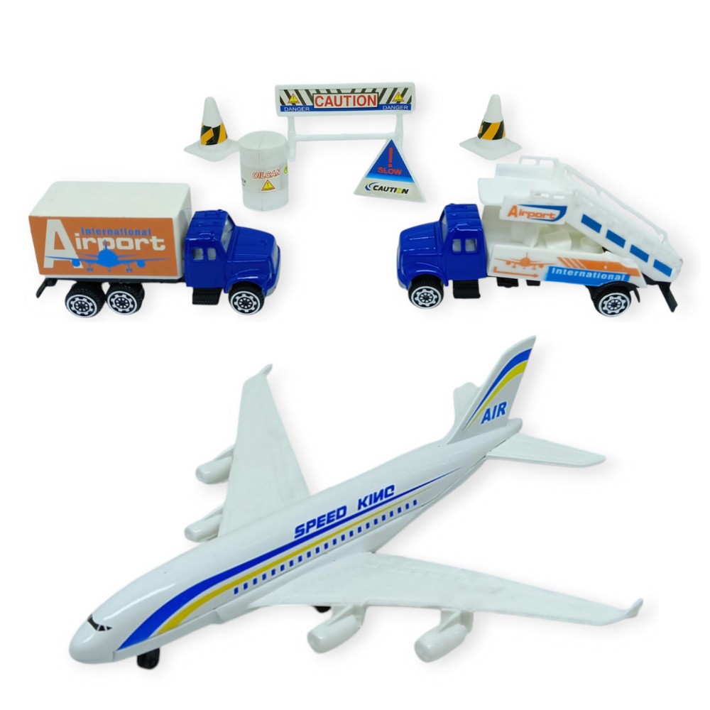 Havaalanı Seti Metal Arabalı - 89730 - Kamyonlu Set (Lisinya) Havaalanı Seti Metal Arabalı - 89730 - Kamyonlu Set (Lisinya)