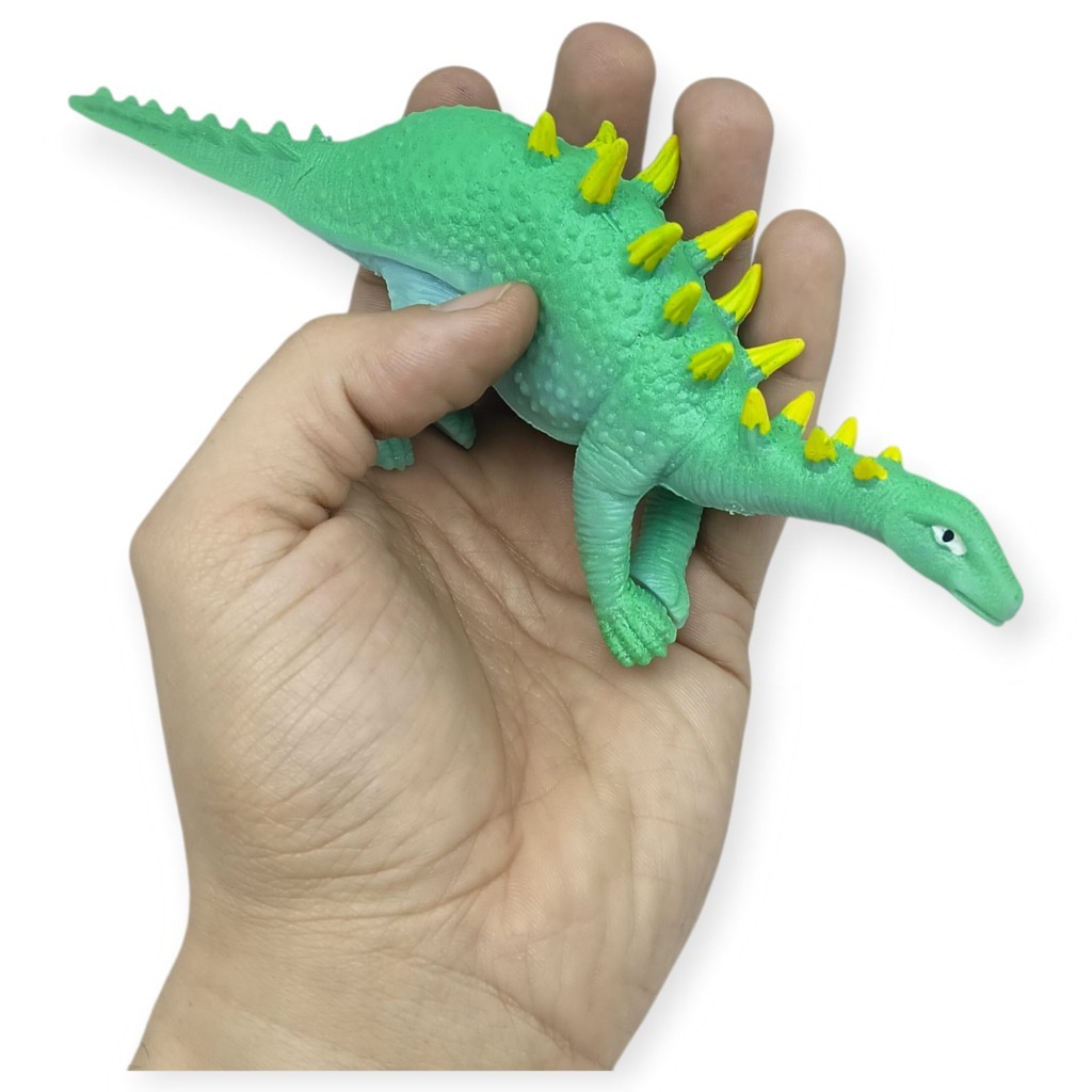 Fidget Oyuncak - Streç Dinazor Figürü 21 cm - Stegosaurus (Lisinya)