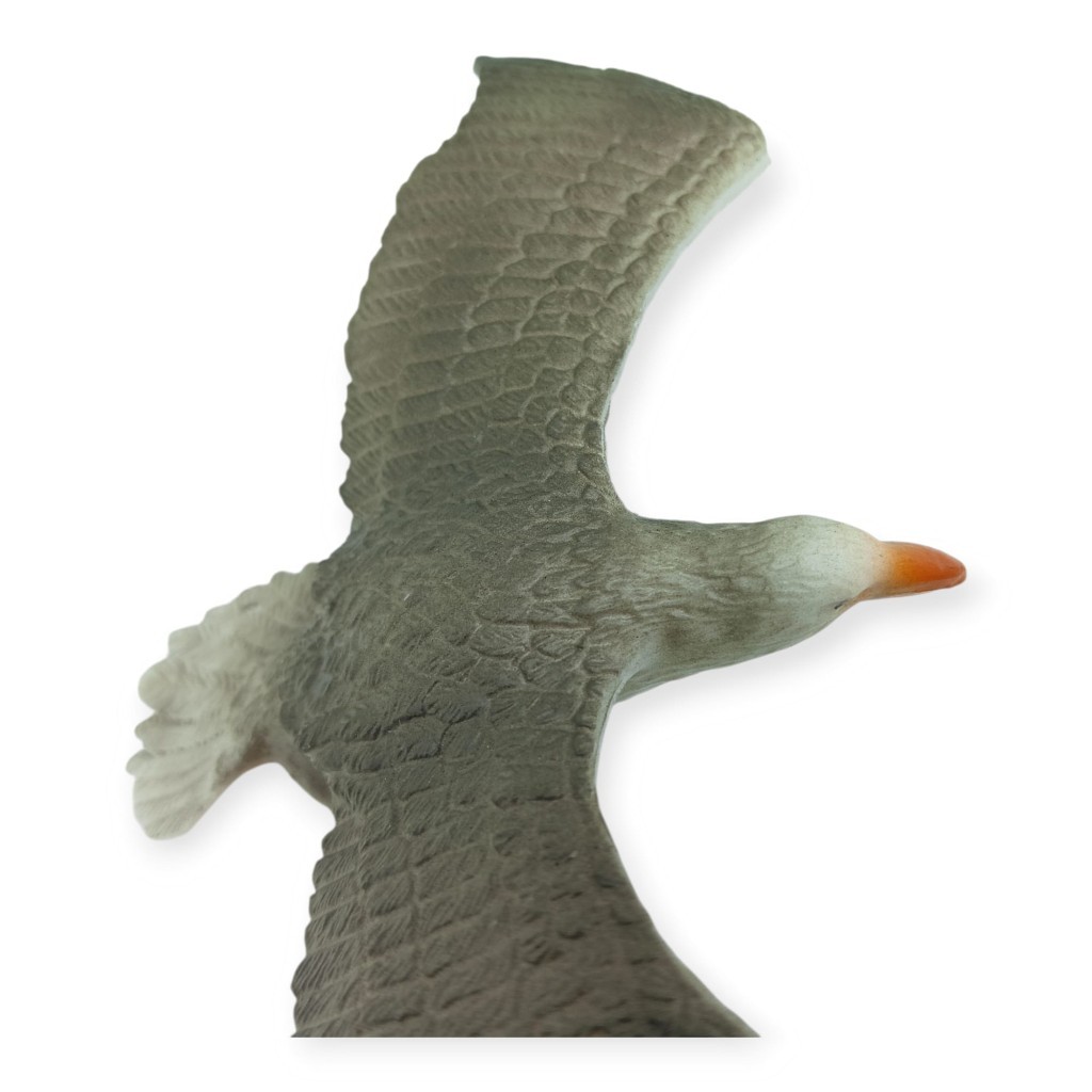 Hayvan Figürleri - Kuşlar -18 cm Gümüş Martı (Lisinya)