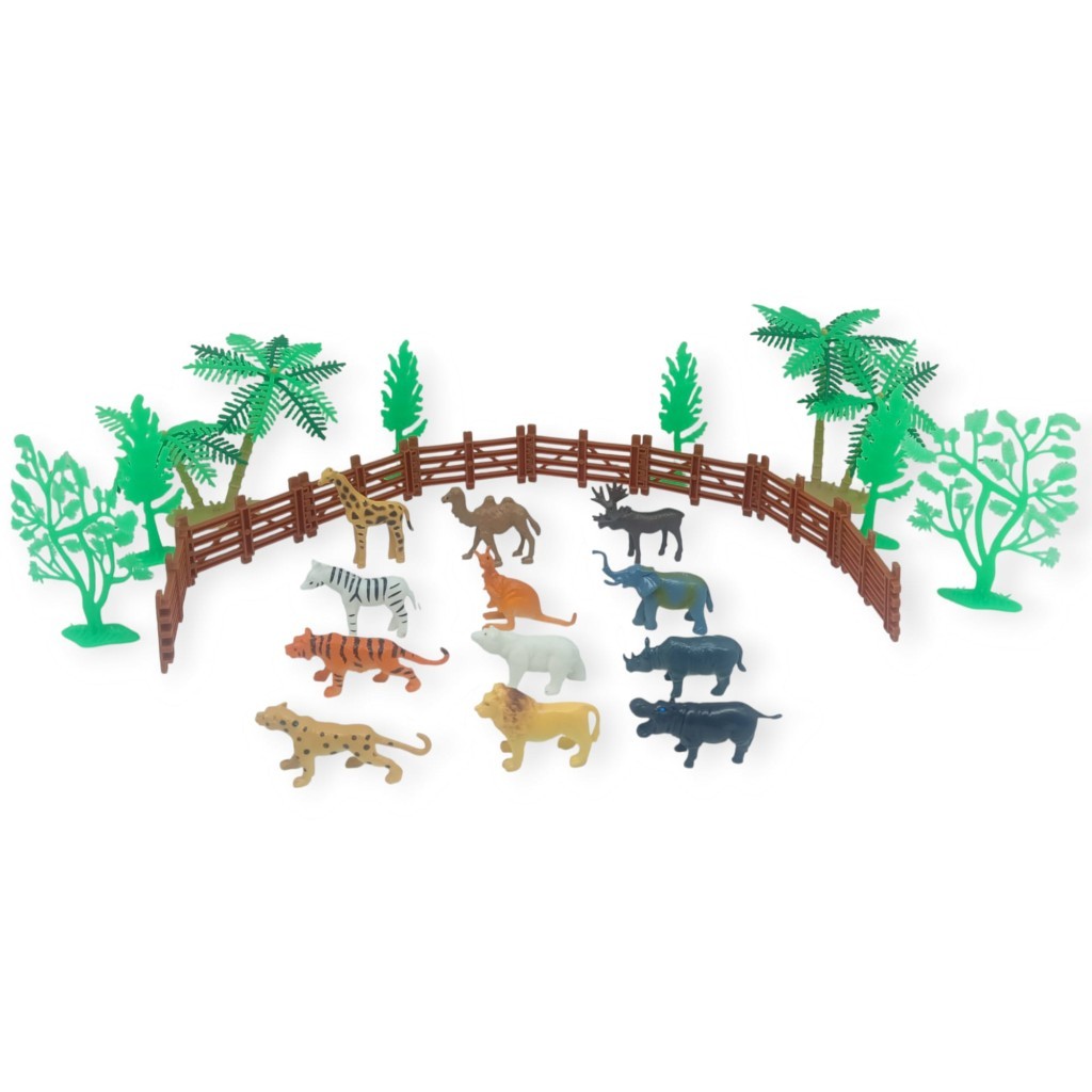 Hayvan Figürleri - Aksesuarlı Vahşi Hayvanlar Seti - Mini Set 30 Parça (Lisinya) Hayvan Figürleri - Aksesuarlı Vahşi Hayvanlar Seti - Mini Set 30 Parça (Lisinya)