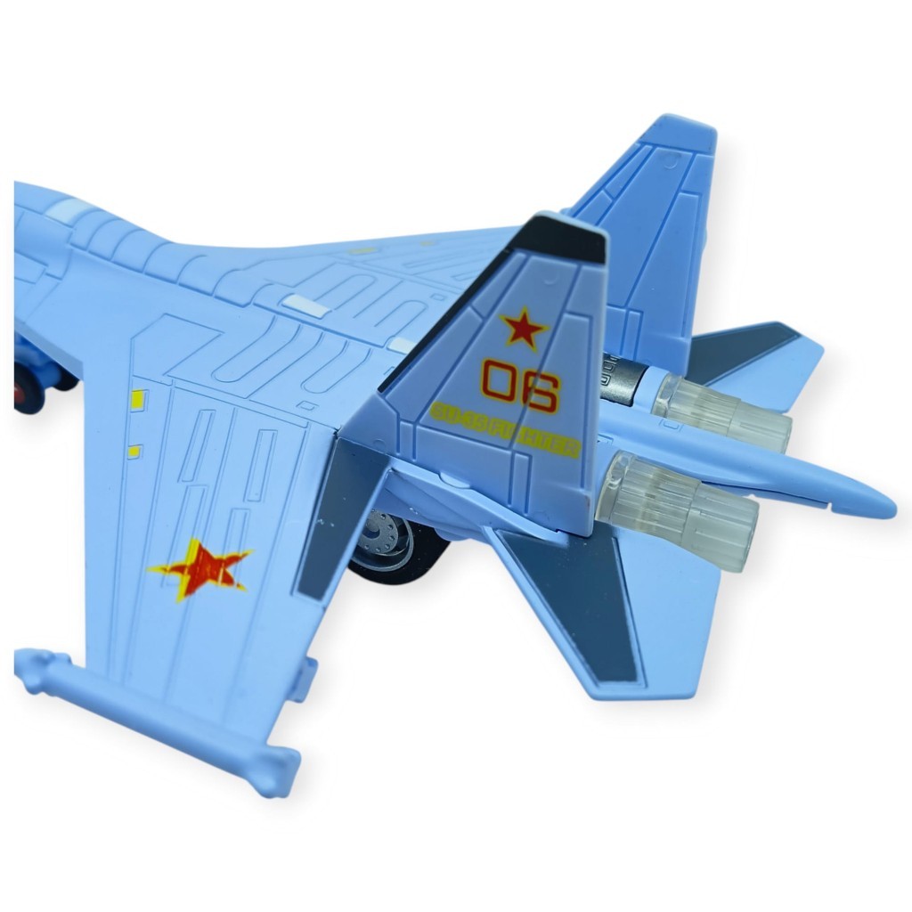 Çek Bırak Metal Uçak Sesli Işıklı 22 cm (Lisinya)