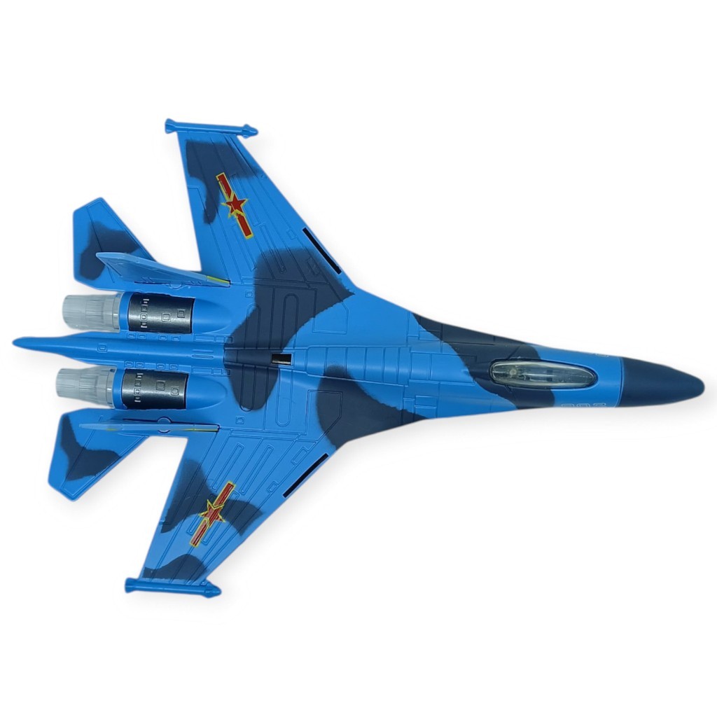 Çek Bırak Metal Uçak Sesli Işıklı 22 cm - Mavi (Lisinya) Çek Bırak Metal Uçak Sesli Işıklı 22 cm - Mavi (Lisinya)