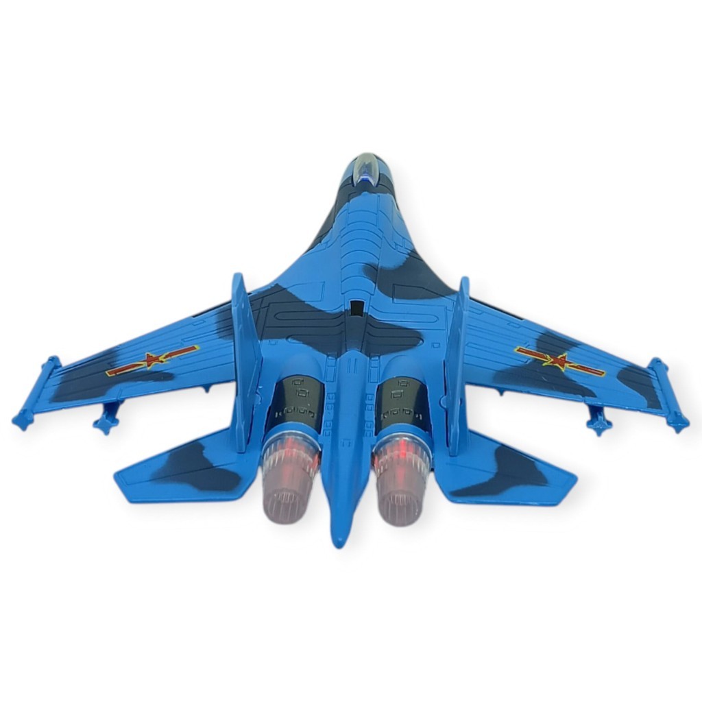 Çek Bırak Metal Uçak Sesli Işıklı 22 cm - Mavi (Lisinya) Çek Bırak Metal Uçak Sesli Işıklı 22 cm - Mavi (Lisinya)