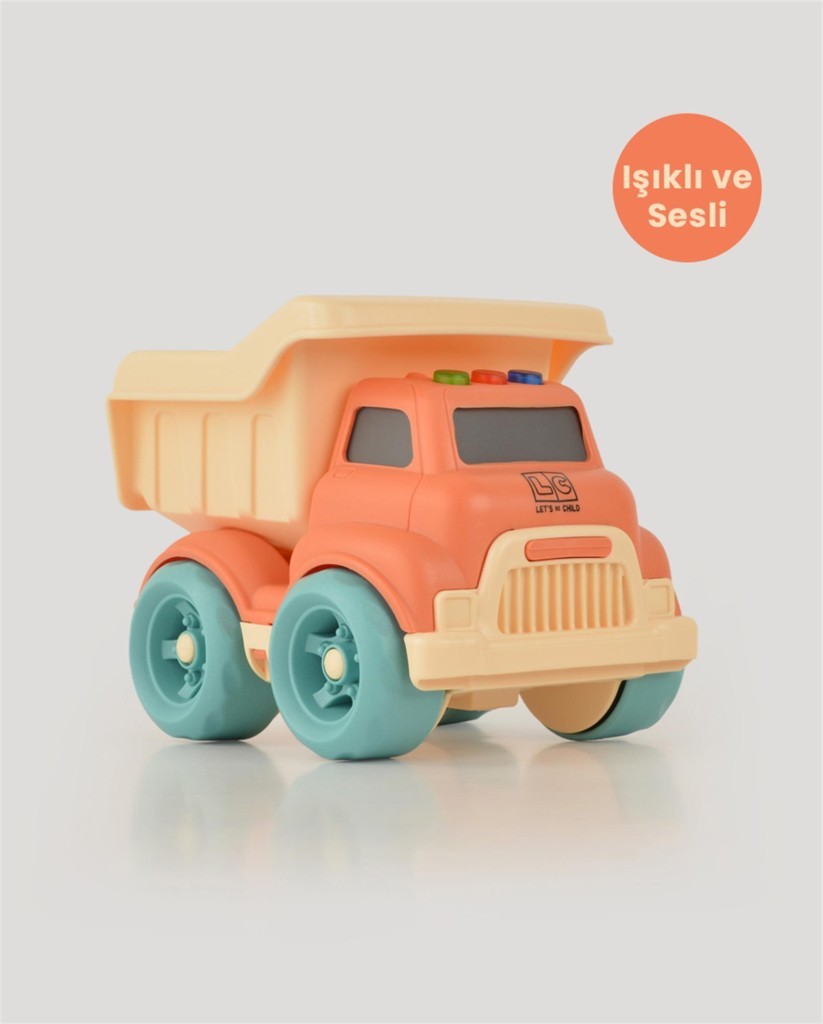 Işıklı ve Sesli Oyuncak Kamyon – Miniklerin Güvenli Eğlencesi!  (Lisinya)