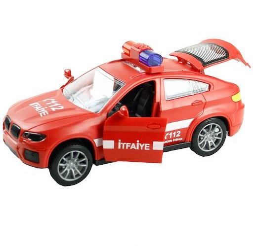 İtfaiye Arabası Sürtmeli Plastik - JW567-062 (Lisinya)