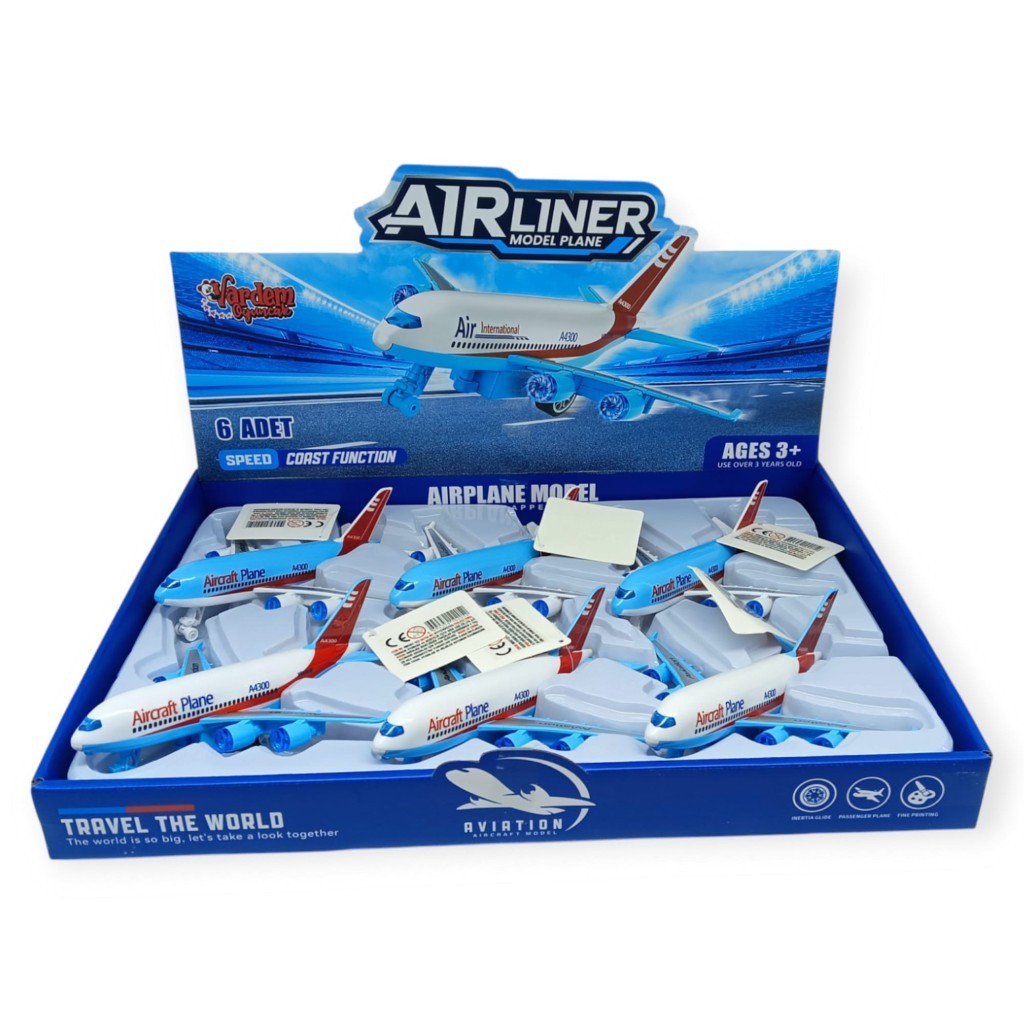 JW567-122 - SÜRTMELİ YOLCU UÇAK 15 CM 6 (Lisinya) JW567-122 - SÜRTMELİ YOLCU UÇAK 15 CM 6 (Lisinya)