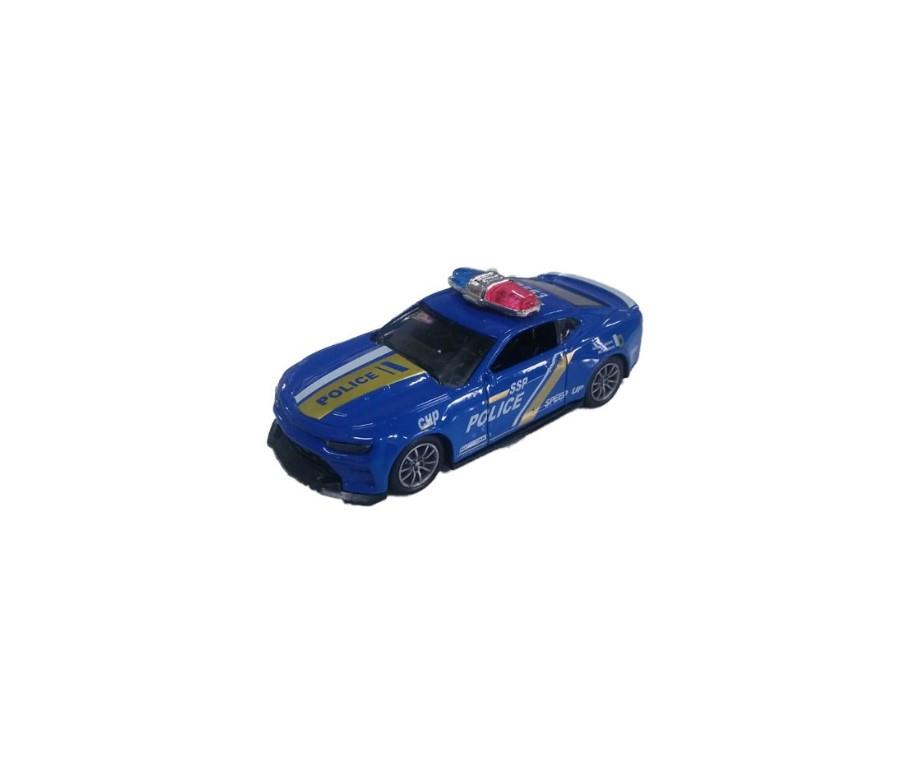 Çek Bırak Metal Polis Arabası - K137A54 (Lisinya)
