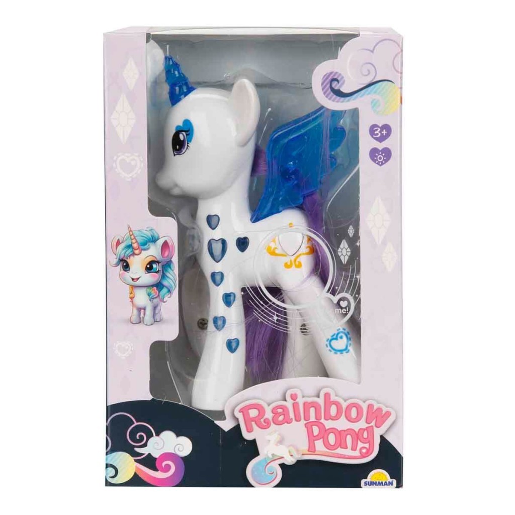 Işıltılı Pony Figür - Işıklı Figür - Mavi (Lisinya) Işıltılı Pony Figür - Işıklı Figür - Mavi (Lisinya)