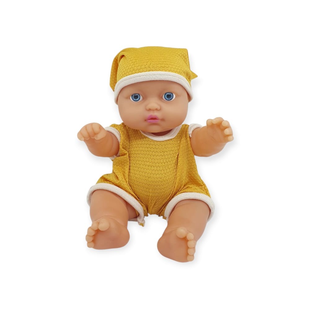 Kıyafetli Et Bebek 35 cm - LMN208 - Sarı (Lisinya) Kıyafetli Et Bebek 35 cm - LMN208 - Sarı (Lisinya)