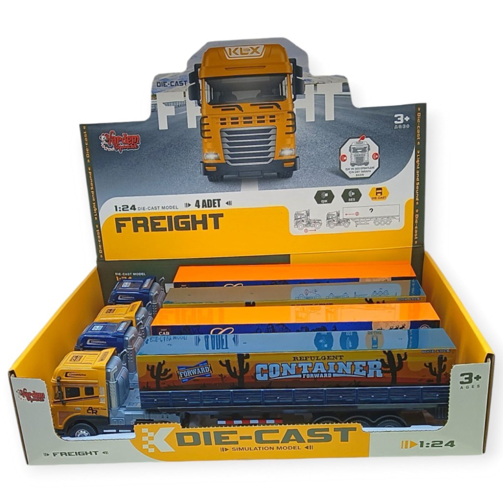 KLX800-5- SESLİ IŞIKLI KONTEYNER DORSELİ TIR 2AST4 (Lisinya)