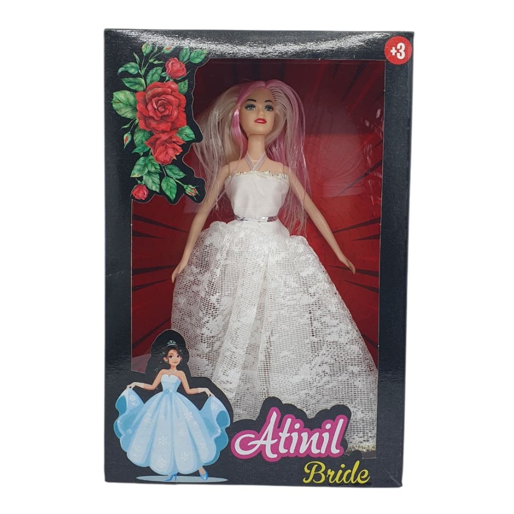 Atinil Gelin Bebek 30 cm - KMB-922 (Lisinya) Atinil Gelin Bebek 30 cm - KMB-922 (Lisinya)