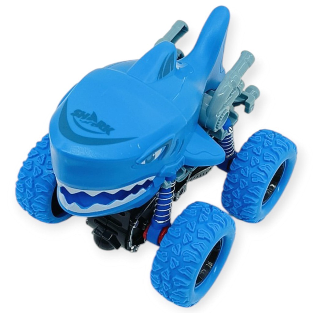 Köpek Balığı Sürtmeli Mekanik Monster Araba Mavi 12 cm (Lisinya) Köpek Balığı Sürtmeli Mekanik Monster Araba Mavi 12 cm (Lisinya)
