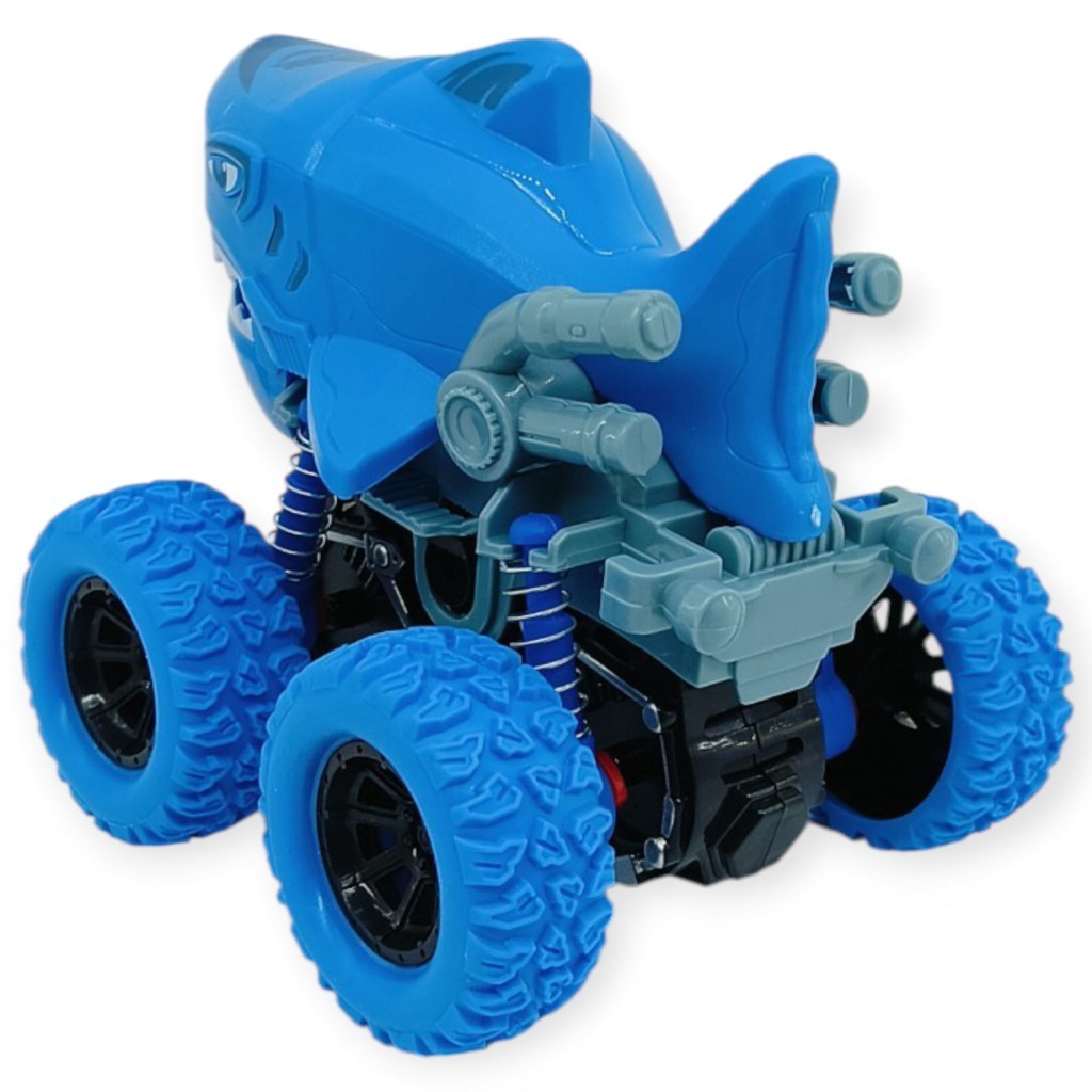 Köpek Balığı Sürtmeli Mekanik Monster Araba Mavi 12 cm (Lisinya) Köpek Balığı Sürtmeli Mekanik Monster Araba Mavi 12 cm (Lisinya)