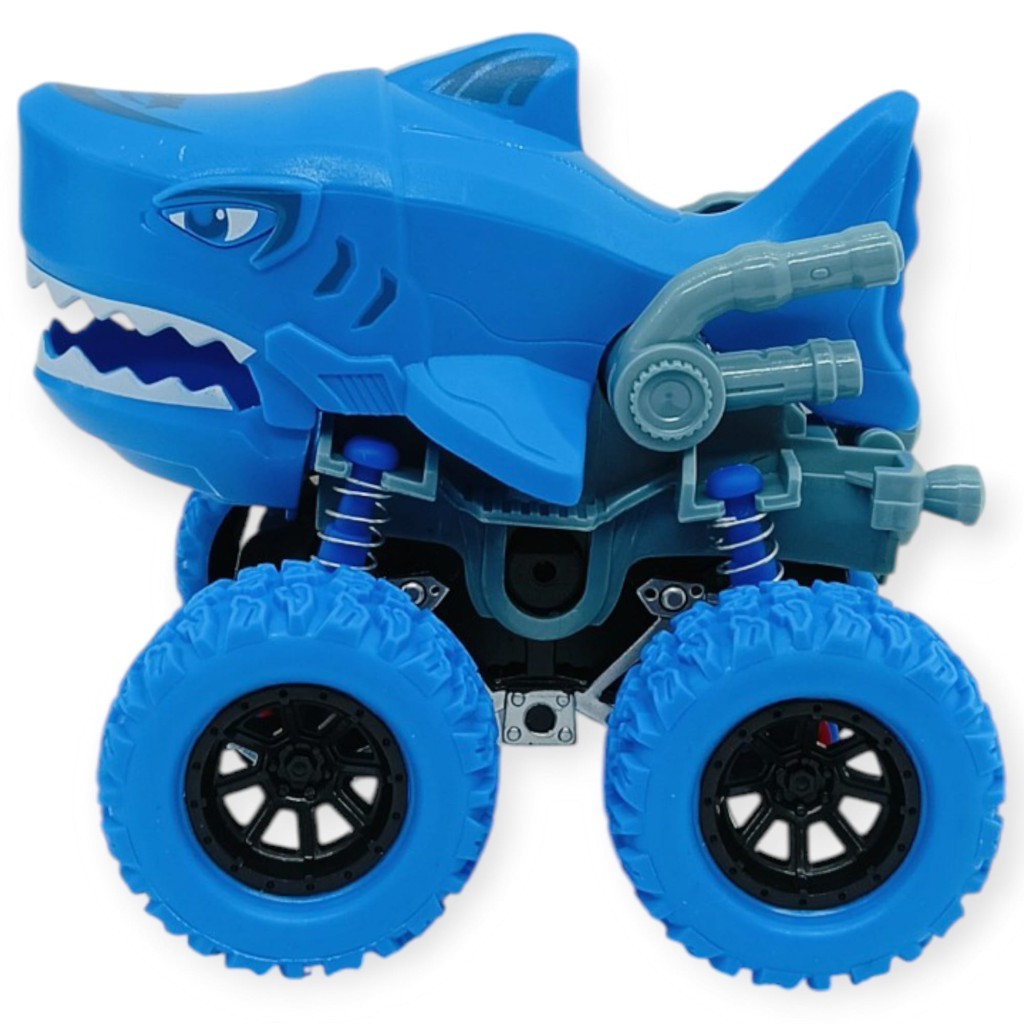 Köpek Balığı Sürtmeli Mekanik Monster Araba Mavi 12 cm (Lisinya) Köpek Balığı Sürtmeli Mekanik Monster Araba Mavi 12 cm (Lisinya)