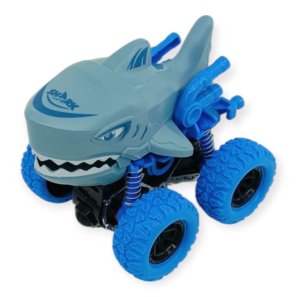Köpek Balığı Sürtmeli Mekanik Monster Araba Gri 12 cm (Lisinya) Köpek Balığı Sürtmeli Mekanik Monster Araba Gri 12 cm (Lisinya)