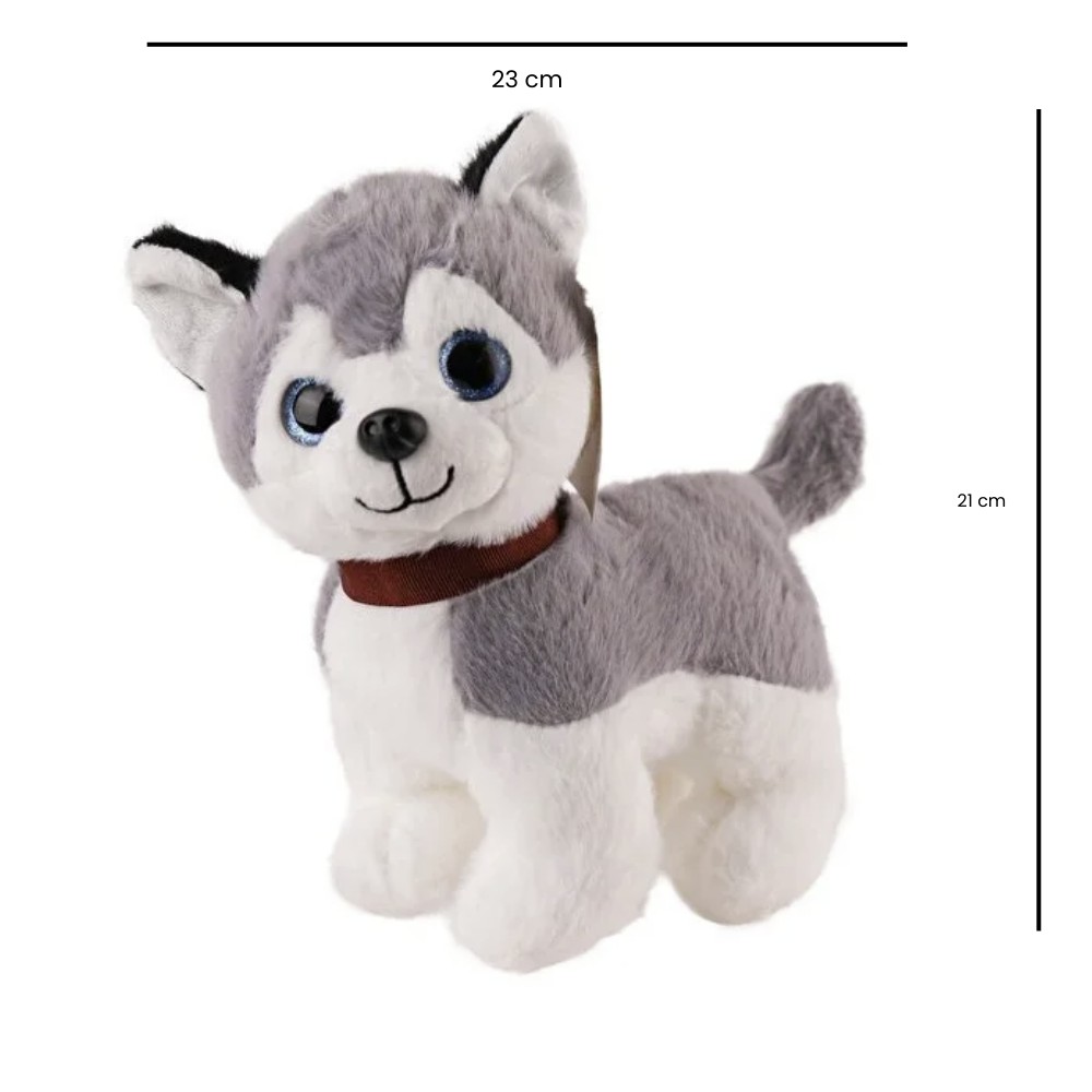 Sesli Peluş Köpek - 2309033 - Gri (Lisinya) Sesli Peluş Köpek - 2309033 - Gri (Lisinya)