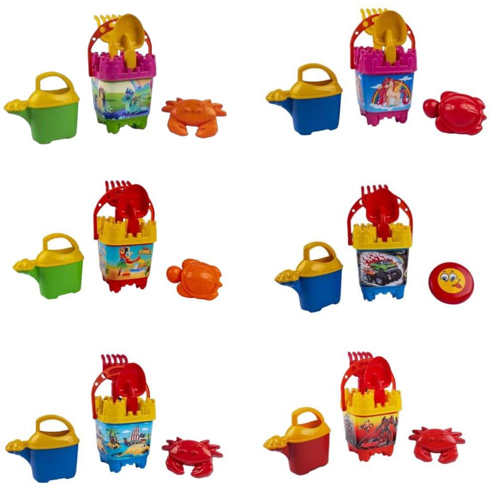 Küçük Kale Kova Plaj Seti ve Aksesuarları - 2067 (Lisinya)