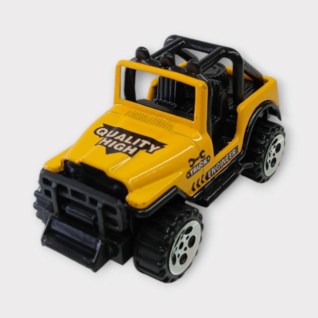Küçük Metal İnşaat Araçları 7 cm - Jeep (Lisinya)