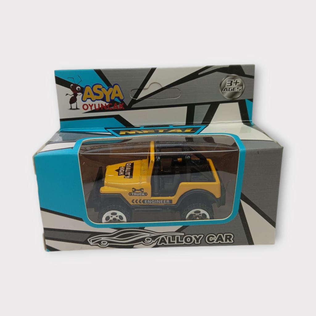 Küçük Metal İnşaat Araçları 7 cm - Jeep (Lisinya) Küçük Metal İnşaat Araçları 7 cm - Jeep (Lisinya)