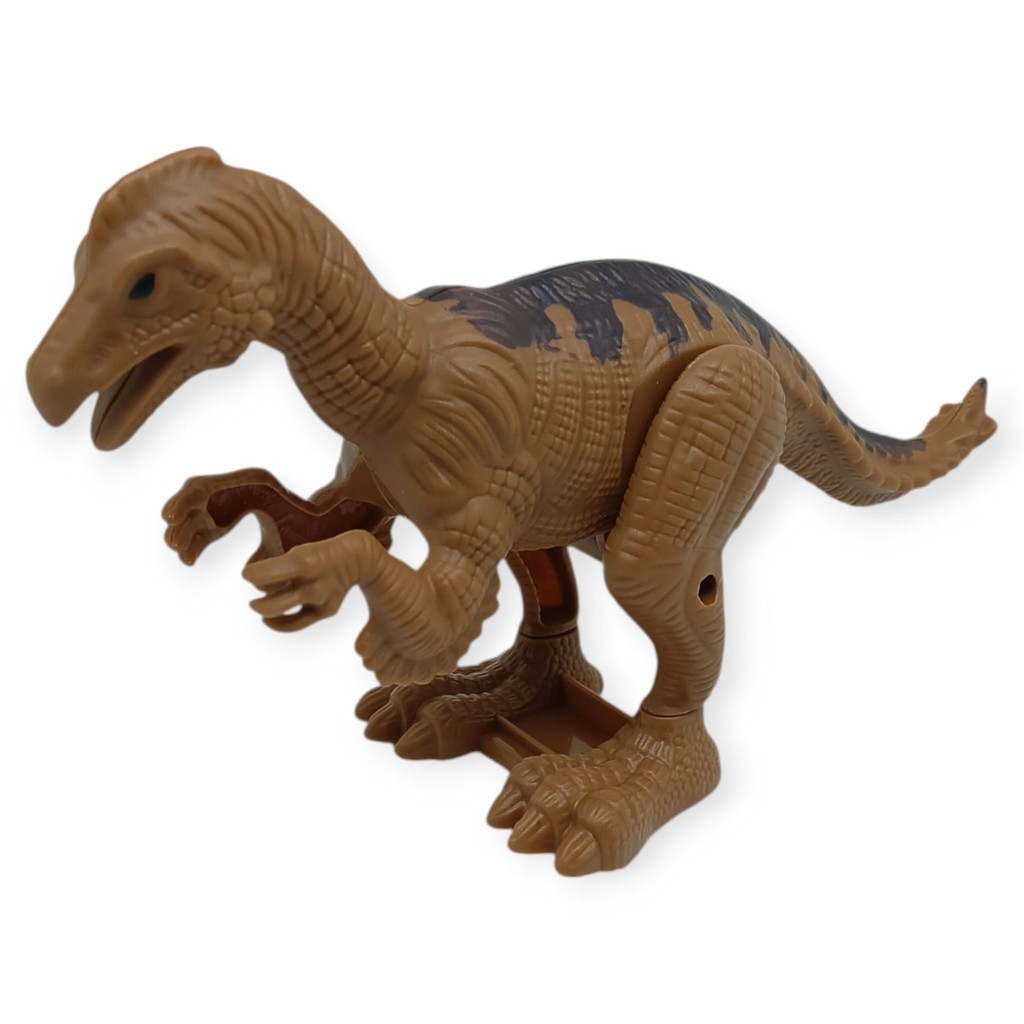 Kurmalı Dinazor Figürleri 20 cm - Anatosaurus - Kahverengi (Lisinya)