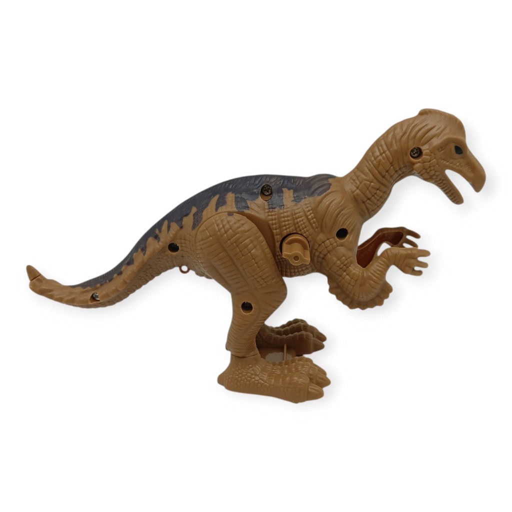 Kurmalı Dinazor Figürleri 20 cm - Anatosaurus - Kahverengi (Lisinya)