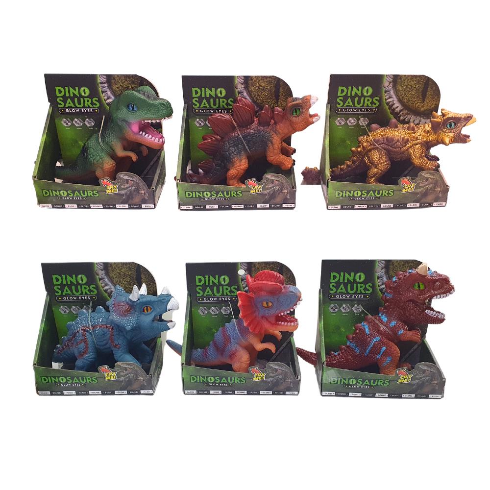 Soft Dinazor Neon Gözlü 20 Cm - LD6206B (Lisinya)