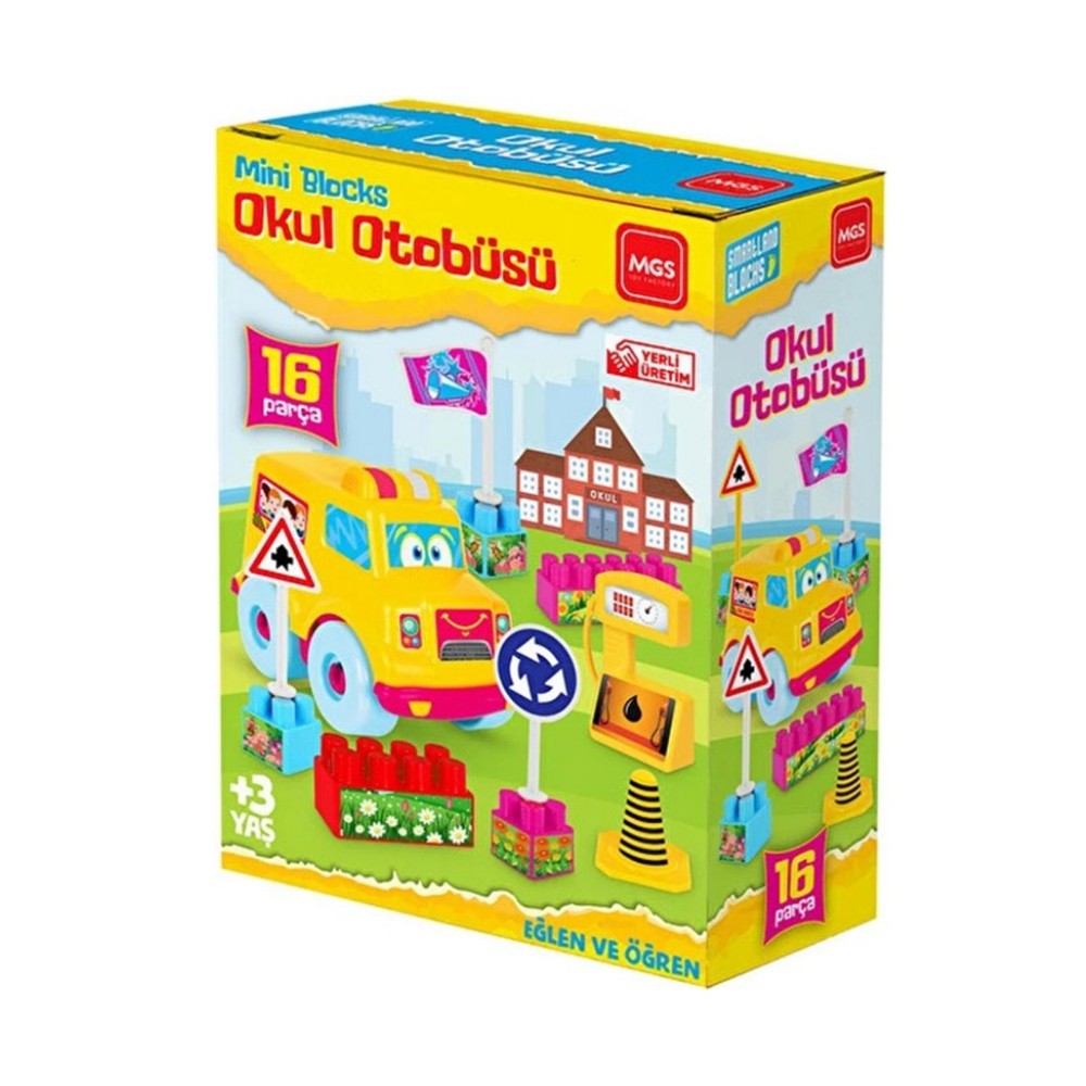 Lego Okul Otobüsü Seti 16 Parça - URT-10-3597 (Lisinya) Lego Okul Otobüsü Seti 16 Parça - URT-10-3597 (Lisinya)