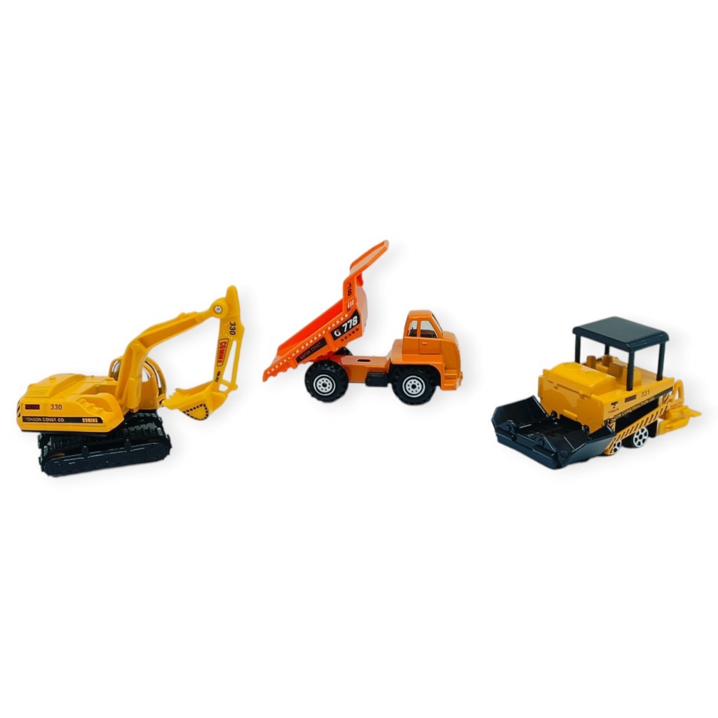 İş Makinaları Serisi - 3 lü Metal İnşaat Serisi - 2 (Lisinya)