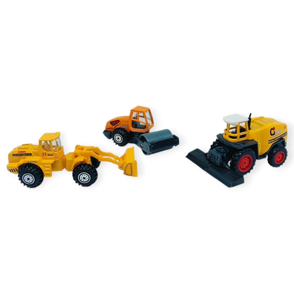 İş Makinaları Serisi - 3 lü Metal İnşaat Serisi - 3 (Lisinya)