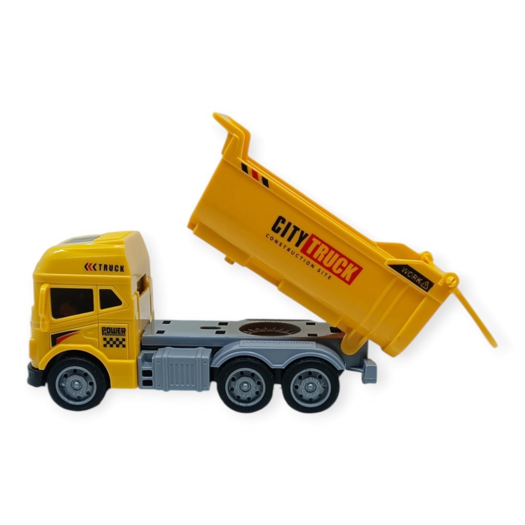 İş Makinaları Serisi - Sürtmeli Kamyon 12 cm  - 3624 (Lisinya)