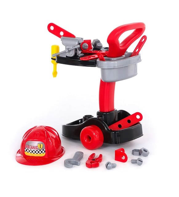 Meslek Setleri  - Mekanik-  Tekerlekli Tamir Seti  Tezgahı 51 cm - 27 parça (Lisinya)