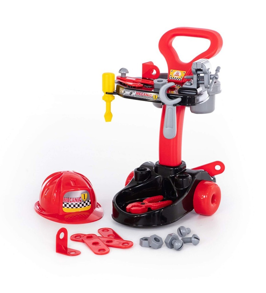 Meslek Setleri  - Mekanik-  Tekerlekli Tamir Seti  Tezgahı 51 cm - 27 parça (Lisinya)