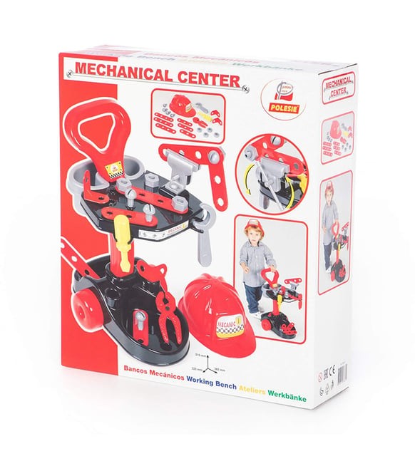 Meslek Setleri  - Mekanik-  Tekerlekli Tamir Seti  Tezgahı 51 cm - 27 parça (Lisinya)