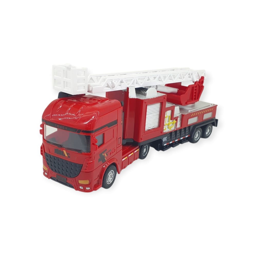 Metal İtfaiye Arabası - Düz Merdivenli 26cm - 706-45 (Lisinya) Metal İtfaiye Arabası - Düz Merdivenli 26cm - 706-45 (Lisinya)