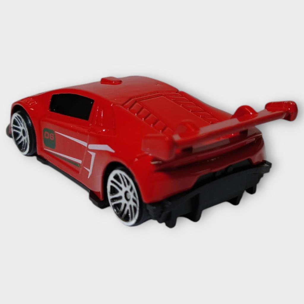 Metal Mini Arabalar  8 cm - Kırmızı - 3 (Lisinya)