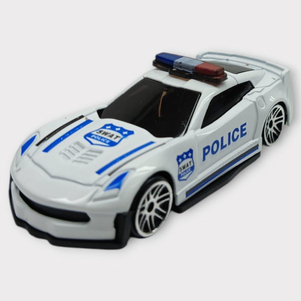 Metal Mini Polis Arabası 8 cm - Polis - 1 (Lisinya) Metal Mini Polis Arabası 8 cm - Polis - 1 (Lisinya)