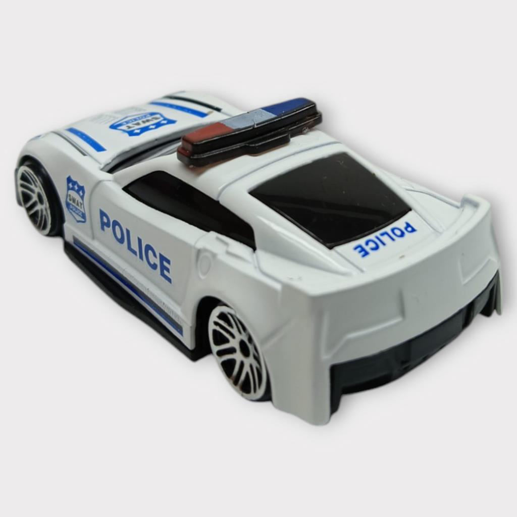 Metal Mini Polis Arabası 8 cm - Polis - 1 (Lisinya) Metal Mini Polis Arabası 8 cm - Polis - 1 (Lisinya)