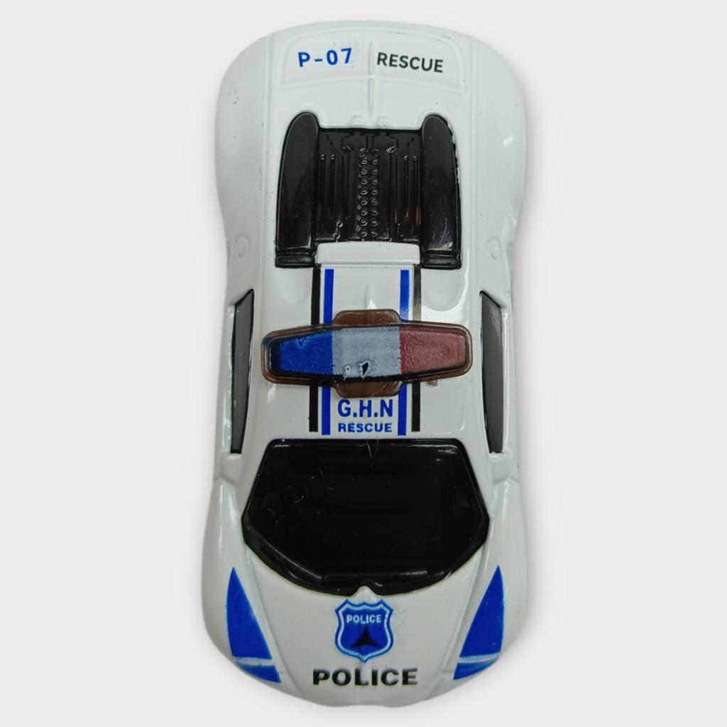 Metal Mini Polis Arabası 8 cm - Polis - 2 (Lisinya) Metal Mini Polis Arabası 8 cm - Polis - 2 (Lisinya)