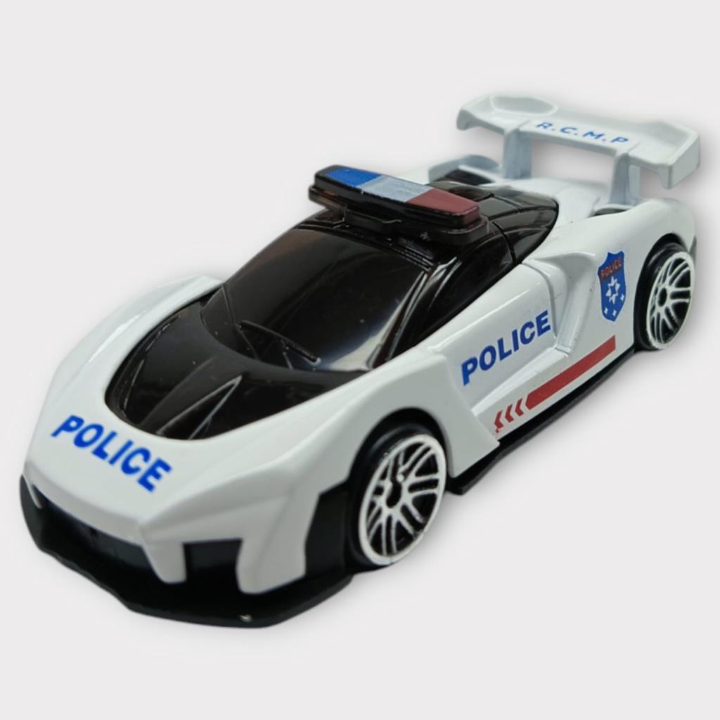 Metal Mini Polis Arabası 8 cm - Polis - 4 (Lisinya) Metal Mini Polis Arabası 8 cm - Polis - 4 (Lisinya)