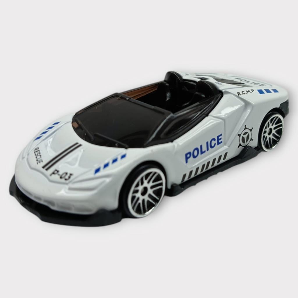Metal Mini Polis Arabası 8 cm - Polis - 6 (Lisinya) Metal Mini Polis Arabası 8 cm - Polis - 6 (Lisinya)