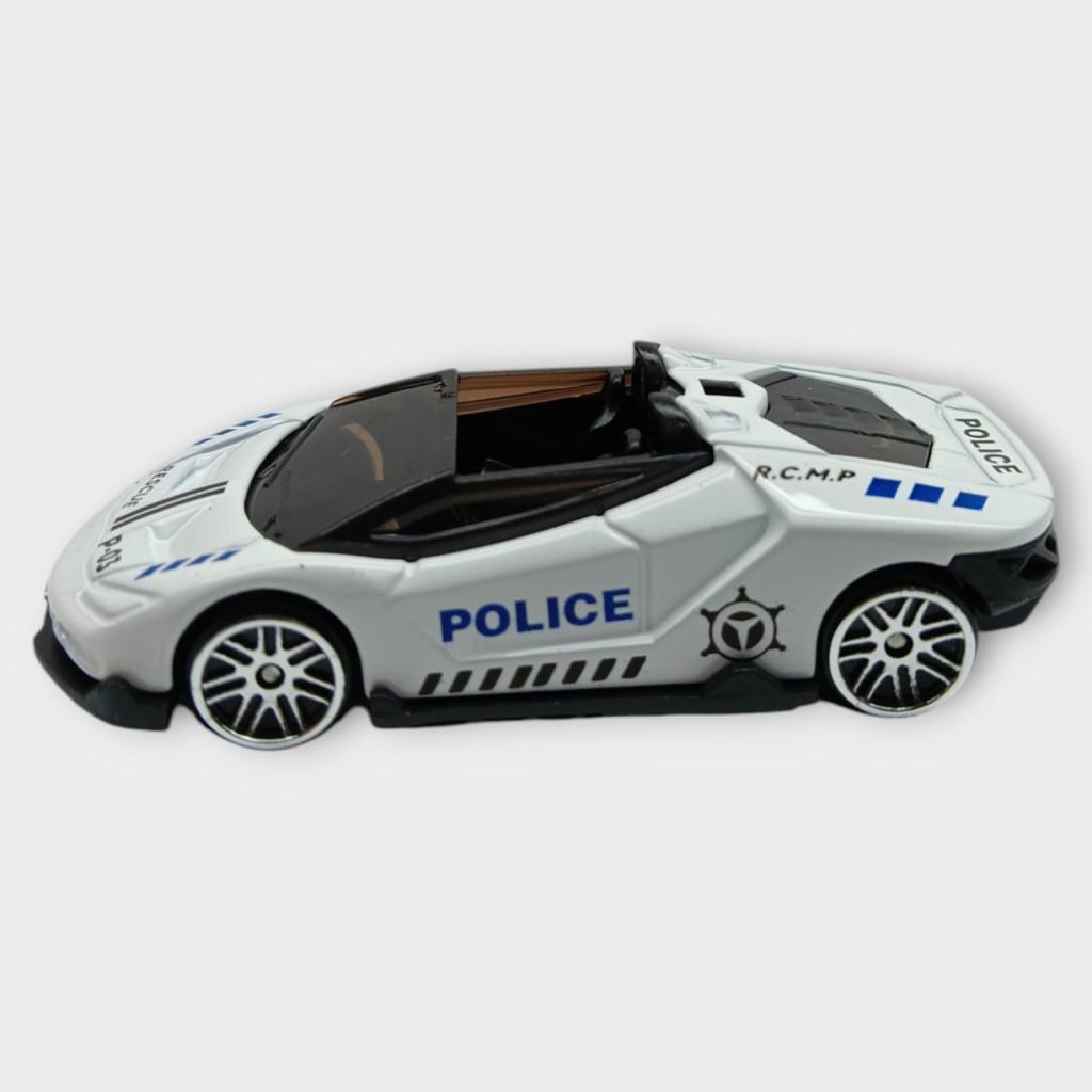 Metal Mini Polis Arabası 8 cm - Polis - 6 (Lisinya) Metal Mini Polis Arabası 8 cm - Polis - 6 (Lisinya)