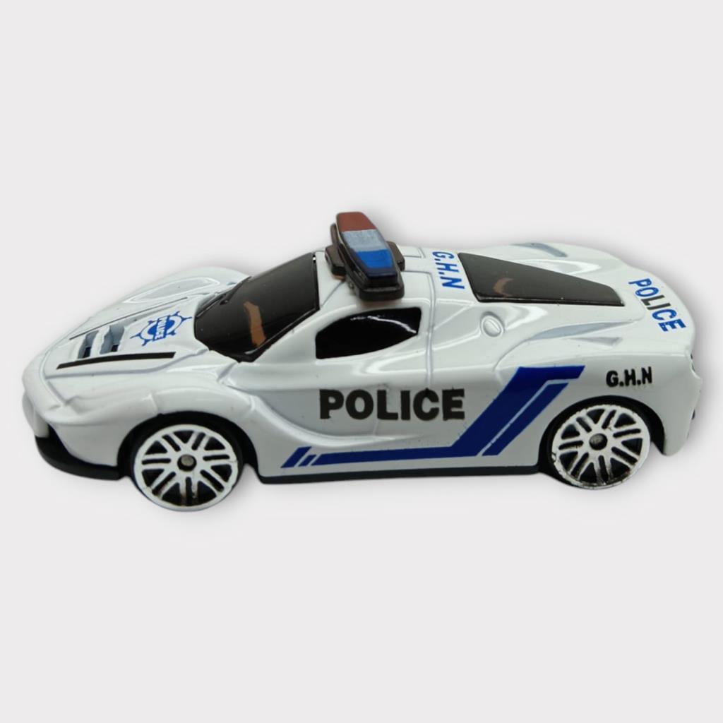 Metal Mini Polis Arabası 8 cm - Polis - 7 (Lisinya) Metal Mini Polis Arabası 8 cm - Polis - 7 (Lisinya)