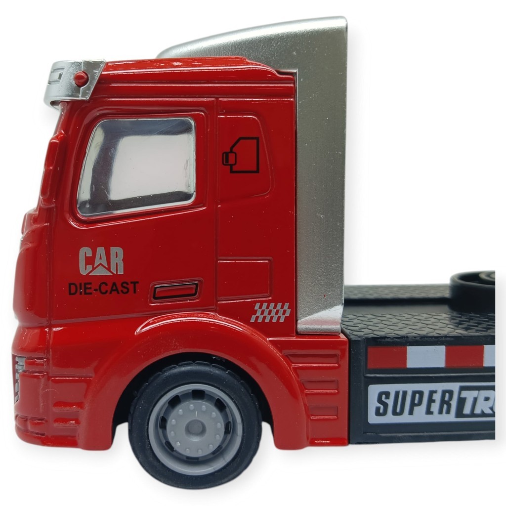 Çekbırak Metal Tır Kafası 12 cm - Kırmızı (Lisinya) Çekbırak Metal Tır Kafası 12 cm - Kırmızı (Lisinya)