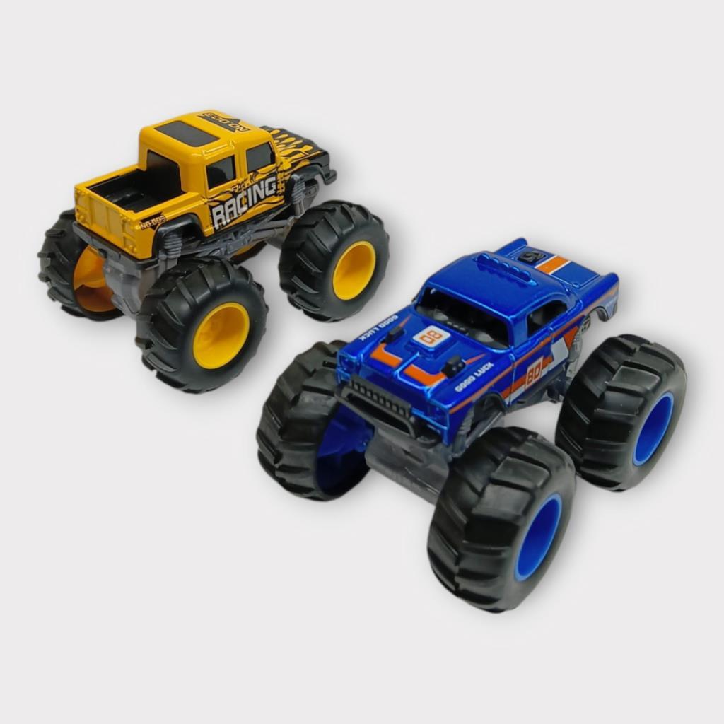 Mini Off-Road Araçlar 2'li - Sarı Lacivert (Lisinya) Mini Off-Road Araçlar 2'li - Sarı Lacivert (Lisinya)