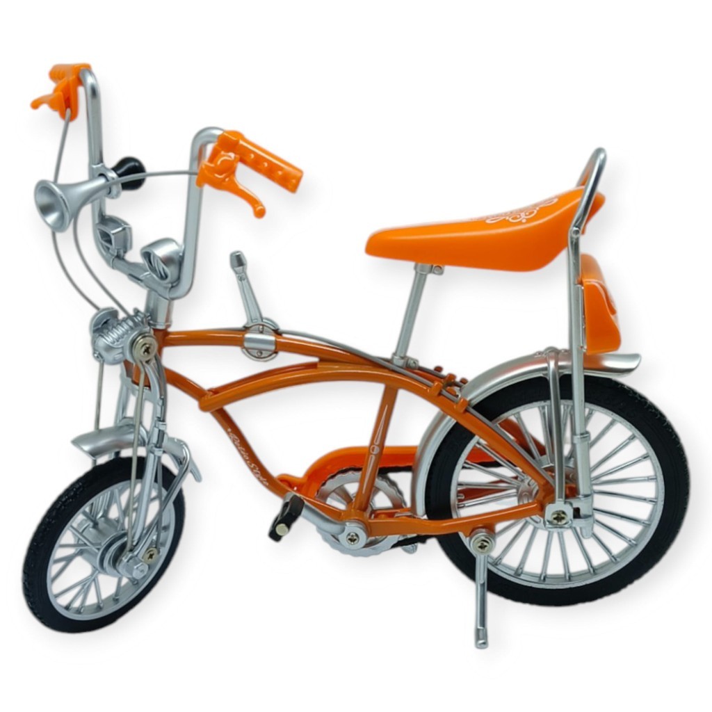Model Araçlar - 1:8 Metal Retro Pinokyo Bisiklet - Die -Cast 17 cm - Turuncu (Lisinya) Model Araçlar - 1:8 Metal Retro Pinokyo Bisiklet - Die -Cast 17 cm - Turuncu (Lisinya)