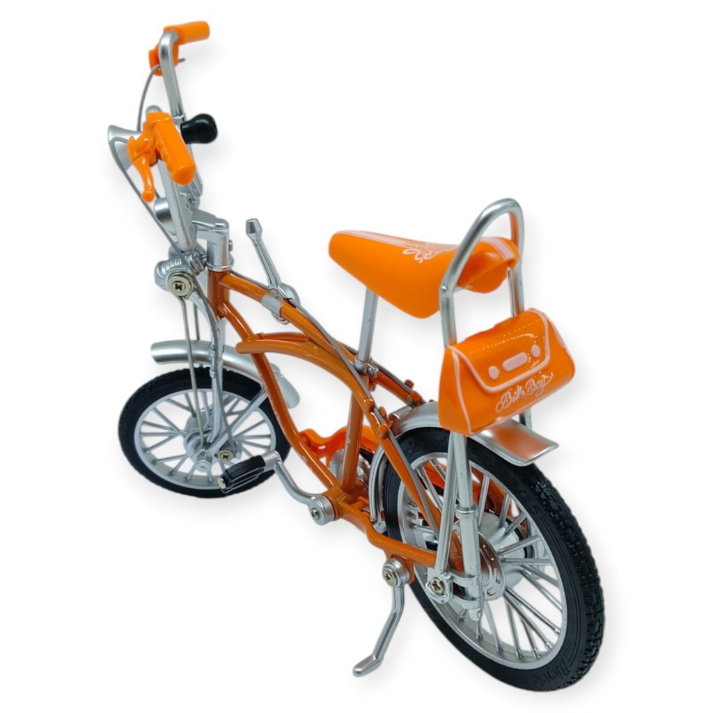 Model Araçlar - 1:8 Metal Retro Pinokyo Bisiklet - Die -Cast 17 cm - Turuncu (Lisinya) Model Araçlar - 1:8 Metal Retro Pinokyo Bisiklet - Die -Cast 17 cm - Turuncu (Lisinya)