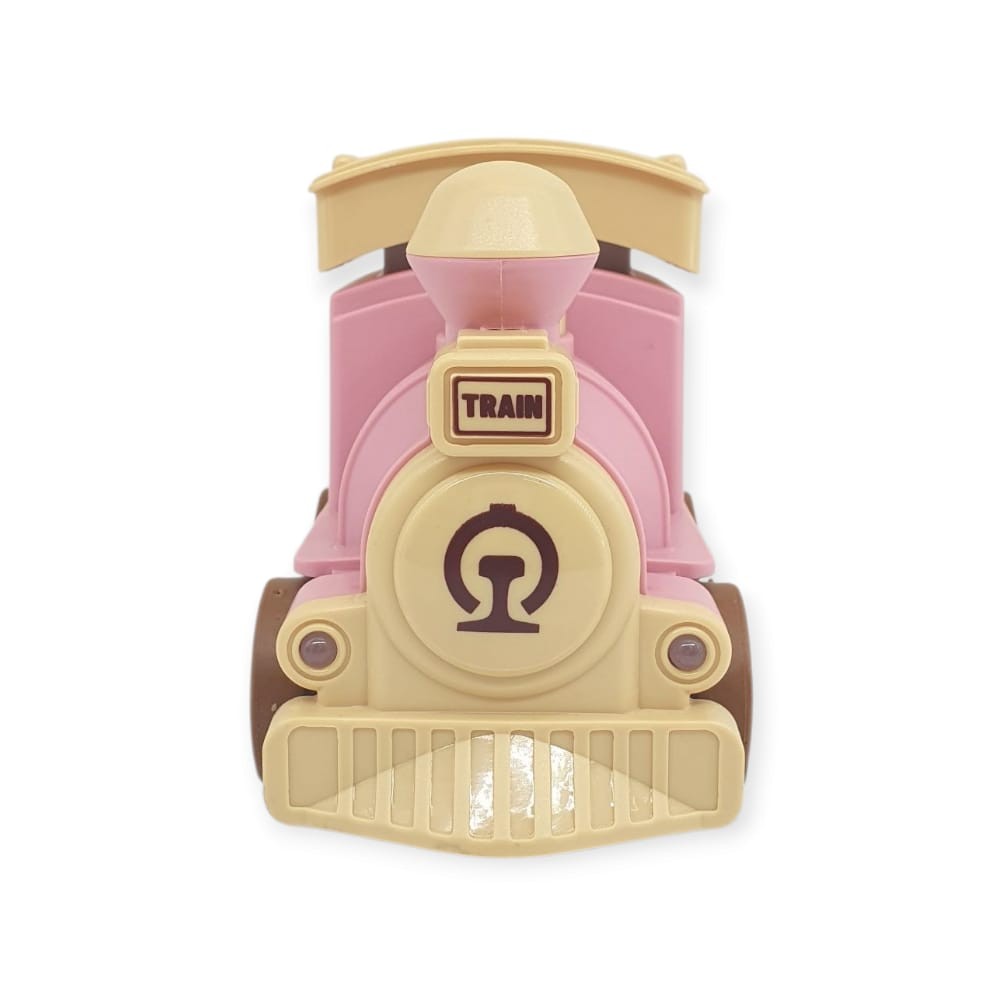 Oyuncak Tren Işıklı Sesli Bas Gitsin 14cm - PEMBE - 8068A (Lisinya)