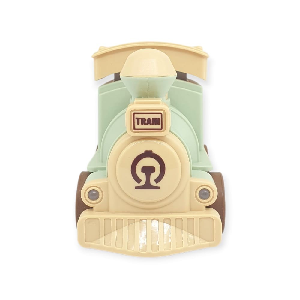Oyuncak Tren Işıklı Sesli Bas Gitsin 14cm - YEŞİL - 8068A (Lisinya)