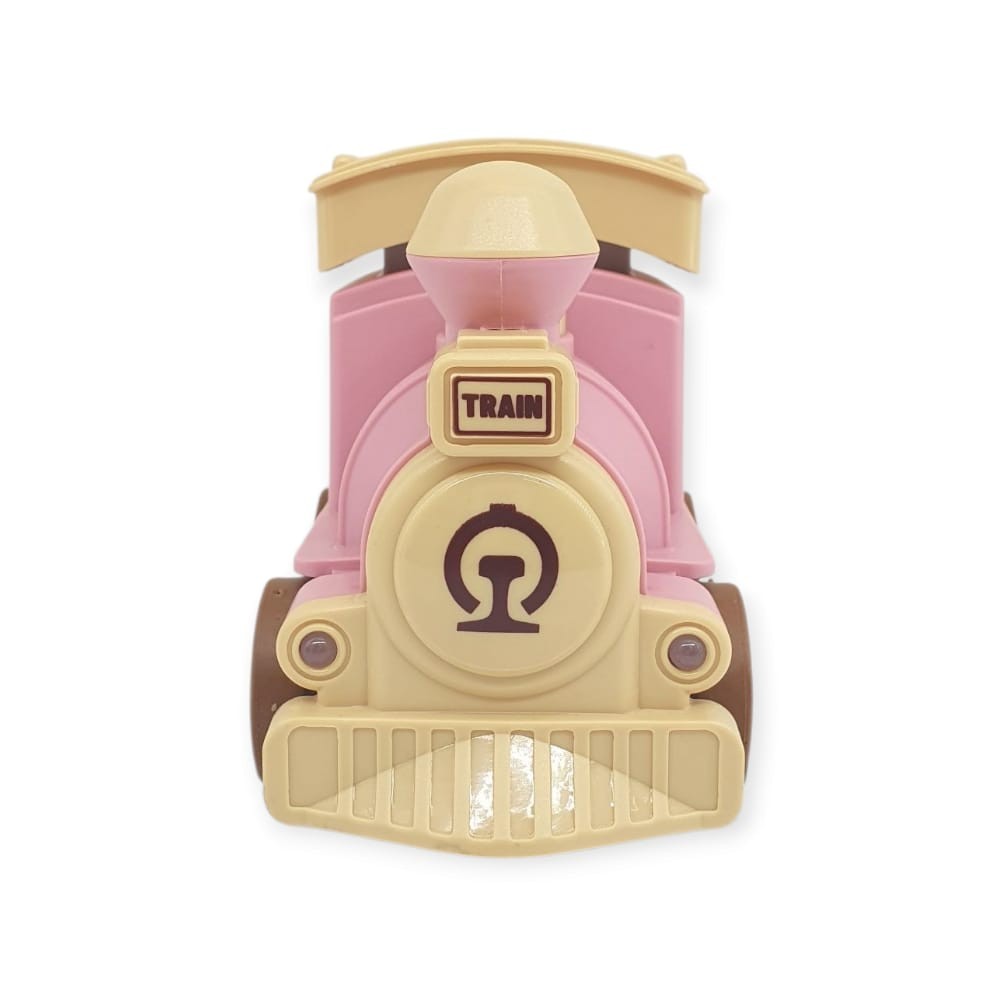 Oyuncak Tren Işıklı Sesli Bas Gitsin 14cm - PEMBE - 8068A (Lisinya)