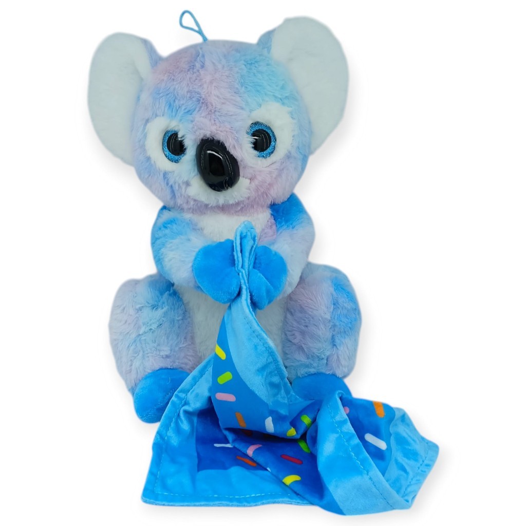 Peluş Battaniyeli Koala 30 cm - Mavi (Lisinya)